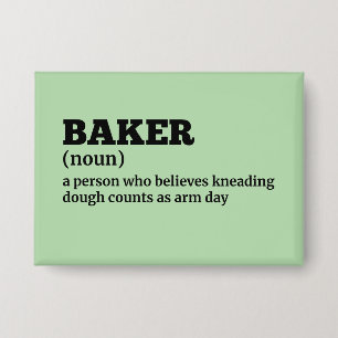 Berufliche Baker-Definition Button