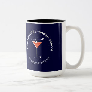 Berufliche Barkeeper-Schulkaffee-Tasse Zweifarbige Tasse