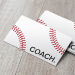 Berufliche Baseball Coach Sport Instruktion Visitenkarte<br><div class="desc">Berufliche Baseball Coach Sport Instruction Business Cards.</div>