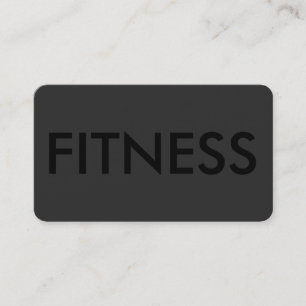 Berufliche Black Out Fitness Sport Business Card Visitenkarte