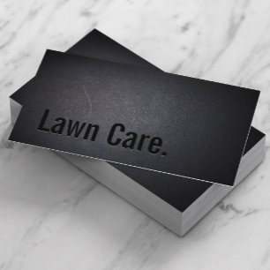 Berufliche Black Out Launch Care Business Card Visitenkarte