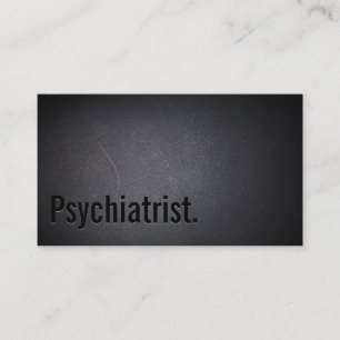 Berufliche Black Out Psychiater-Visitenkarte Visitenkarte