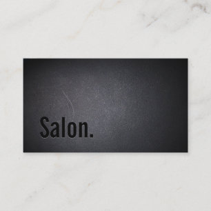 Berufliche Black Out Salon Business Card Visitenkarte