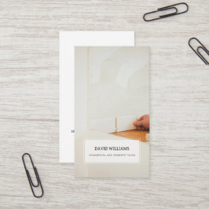 Berufliche Bodenbelag- und TilerVisitenkarte Visitenkarte