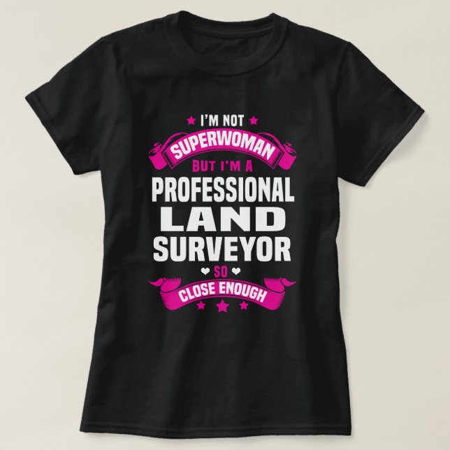 Berufliche Bodenbeobachtung T-Shirt (Design vorne)