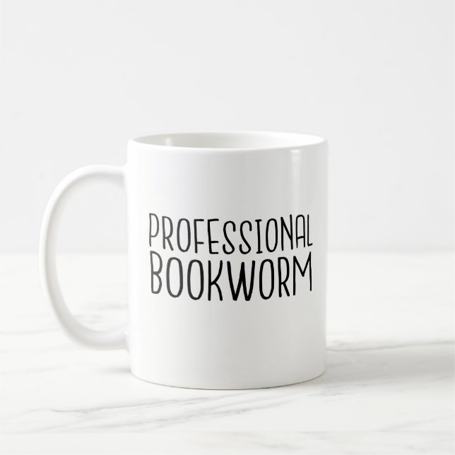 Berufliche Bookworm - für Bibliothekare, Leser Kaffeetasse (Links)