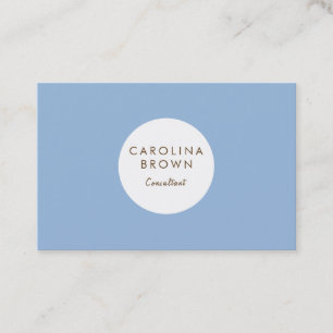 Berufliche Carolina Blue Business Card Visitenkarte