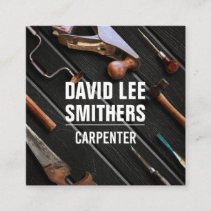 Berufliche Carrier-Tools Quadratische Visitenkarte