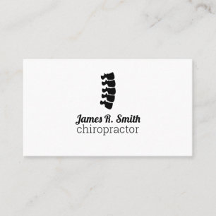 Berufliche Chiropractic Clinic Business Card Visitenkarte