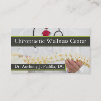Berufliche CHIROPRAKTOR- UND WELLNESS-Visitenkarte Visitenkarte