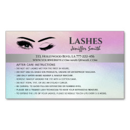 Berufliche chische holografische Lashes Magnetische Visitenkarte