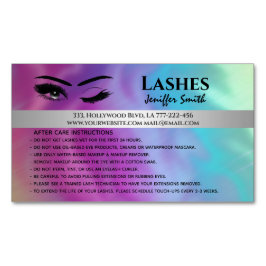 Berufliche chische holografische Lashes Magnetische Visitenkarte