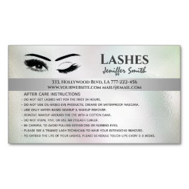 Berufliche chische holografische Lashes Magnetische Visitenkarte