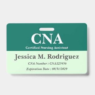 Berufliche CNA-ID oder Name Ausweis