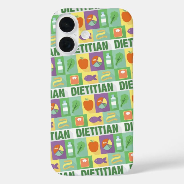 Berufliche diätetische Iconic Case-Mate iPhone Hülle (Rückseite)