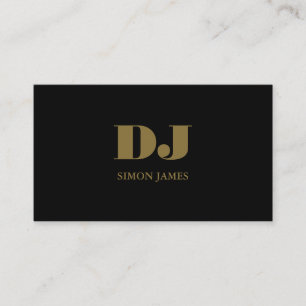 Berufliche DJ Business Card Visitenkarte