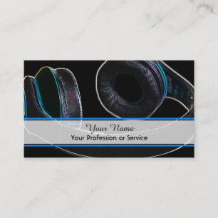 Berufliche DJ- und VJ-Visitenkarte Visitenkarte