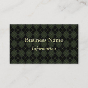 Berufliche Dunkle Raute-Visitenkarte Visitenkarte