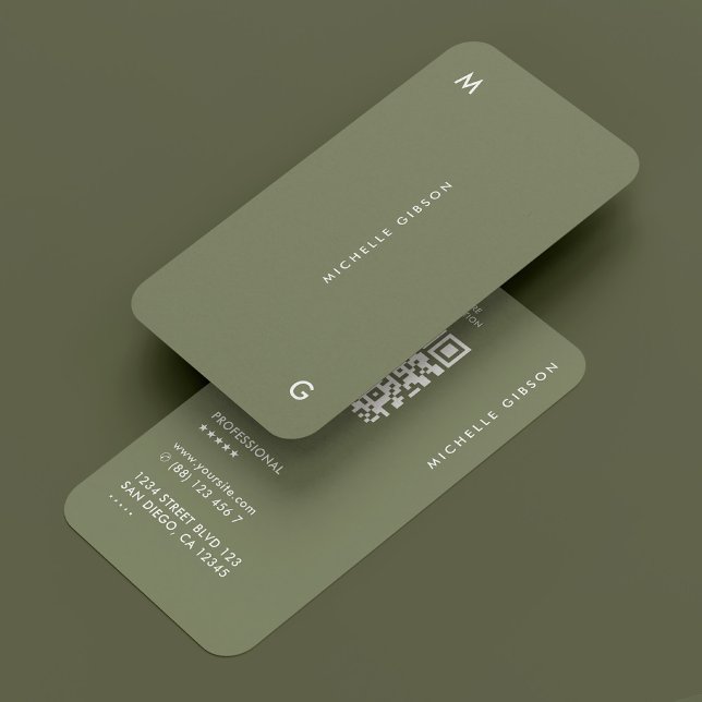 Berufliche Ebene Minimalistisch Einfach Visitenkarte (Von Creator hochgeladen)