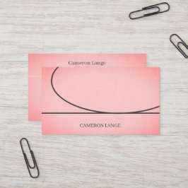 Berufliche Einfache Kunst, moderne rote Visitenkar Visitenkarte