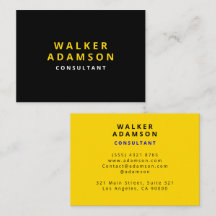 Berufliche Einfache Luxus Gold & Black