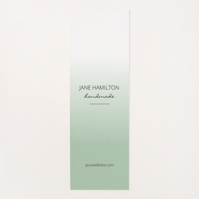 Berufliche Elegant Mint Green Übungsmatte Yogamatte (Vorderseite)