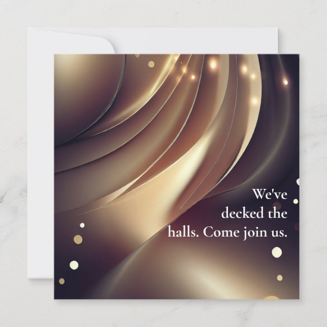 Berufliche elegante Corporate Party Einladung (Vorderseite)