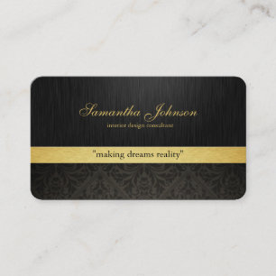 Berufliche elegante Damast-Geschäfts-Karten Visitenkarte