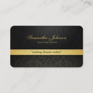Berufliche elegante Damast-Geschäfts-Karten Visitenkarte