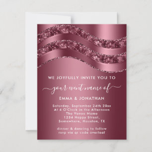 Berufliche elegante Rose Wedding Bridal Sweet 16 t