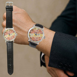 Berufliche elektrische Iconic-Muster Armbanduhr