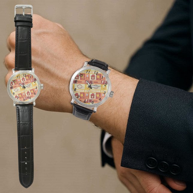 Berufliche elektrische Iconic-Muster Armbanduhr (Von Creator hochgeladen)