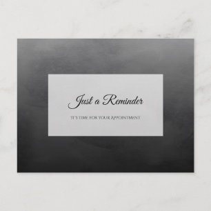 Berufliche Erinnerung für einfache schwarze Bestel Postkarte