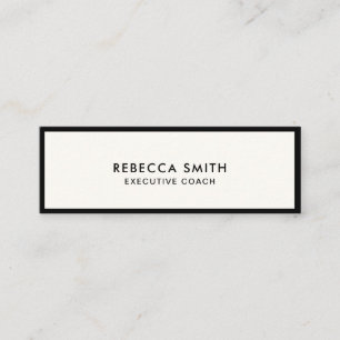 Berufliche Eyecatching kühne Elfenbeinmedien Mini Visitenkarte