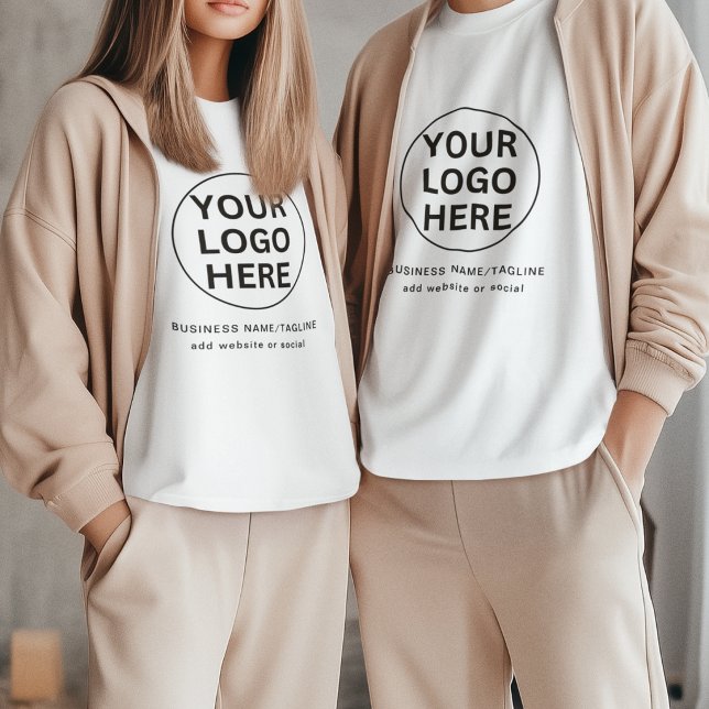 Berufliche Firmenlogos und Markenbezeichnungen ein T-Shirt (Von Creator hochgeladen)