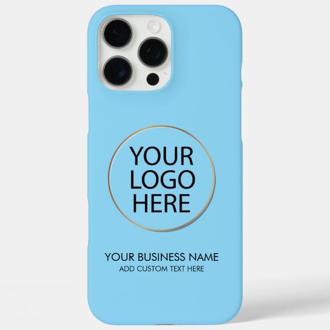 Berufliche Firmenlogos und Textfirmen Blau Case-Mate iPhone Hülle (Rückseite)