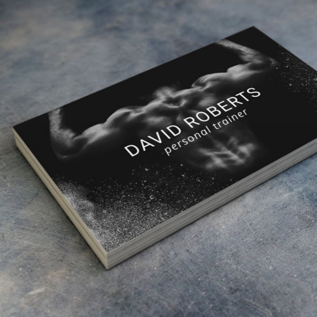 Berufliche Fitness des Personal Trainers Visitenkarte (Von Creator hochgeladen)