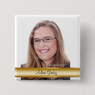 Berufliche Foto-Abzeichen Button