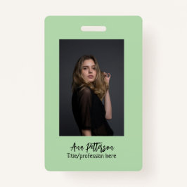 berufliche Foto QR-Website E-Mail sozial modern Ausweis