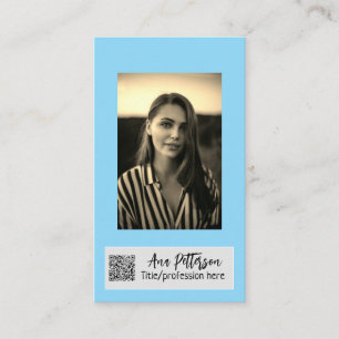 berufliche Foto QR-Website E-Mail sozial modern Visitenkarte
