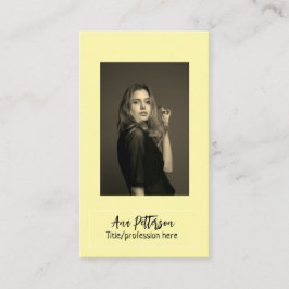 berufliche Foto QR-Website E-Mail sozial modern Visitenkarte