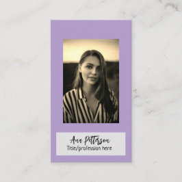 berufliche Foto QR-Website E-Mail sozial modern Visitenkarte