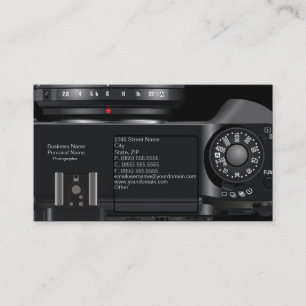 Berufliche Fotograf-Geschäfts-Karte Visitenkarte