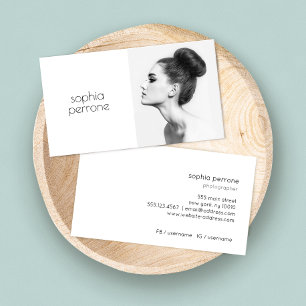 Berufliche Fotokarte Visitenkarte