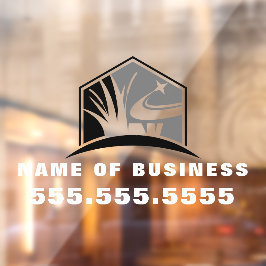 Berufliche Gartenlandschaft Landschaften Fensteraufkleber