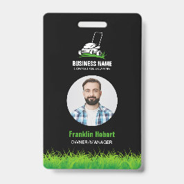 Berufliche grüne Rasenpflege und Landschaften Ausweis