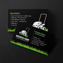 Berufliche grüne Rasenpflege und Landschaften Visitenkarte