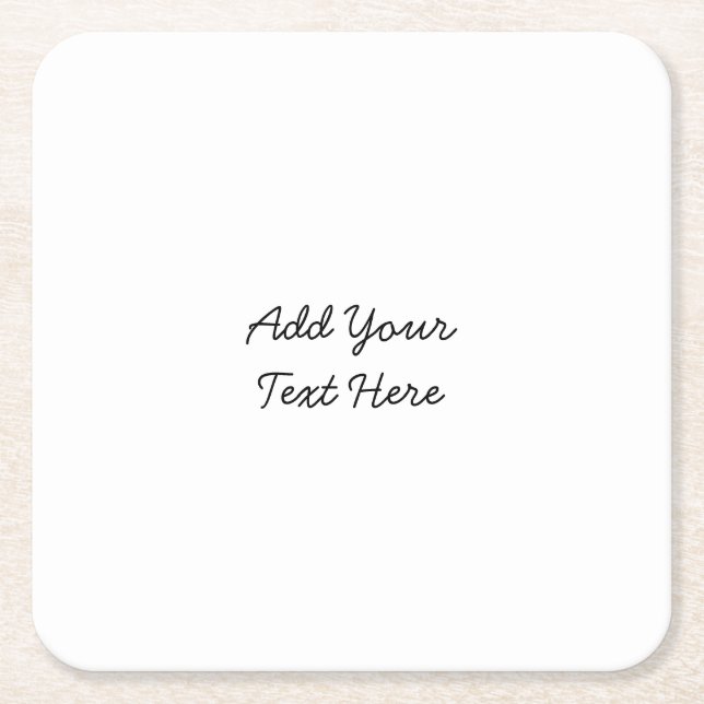 Berufliche Handschrift, Text modern Rechteckiger Pappuntersetzer (Vorderseite)