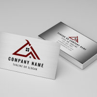 Berufliche Handyman Logo Metallic Construction