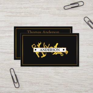 Berufliche Handyman Zuhause Reparatur Business Cus Visitenkarte